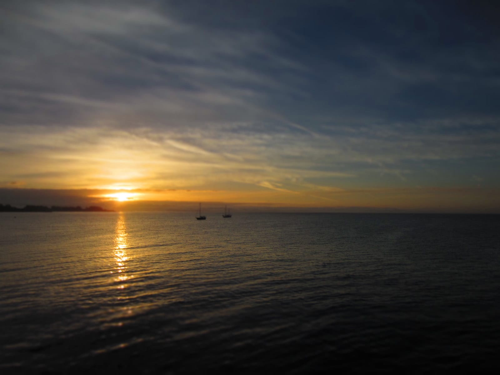Sunrise and Boats